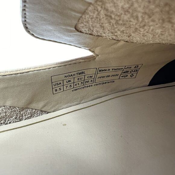 Vionic Noah Flats Womens 9.5 Tan Slip-On Pointed Toe Tumbled Leather - Picture 9 of 11